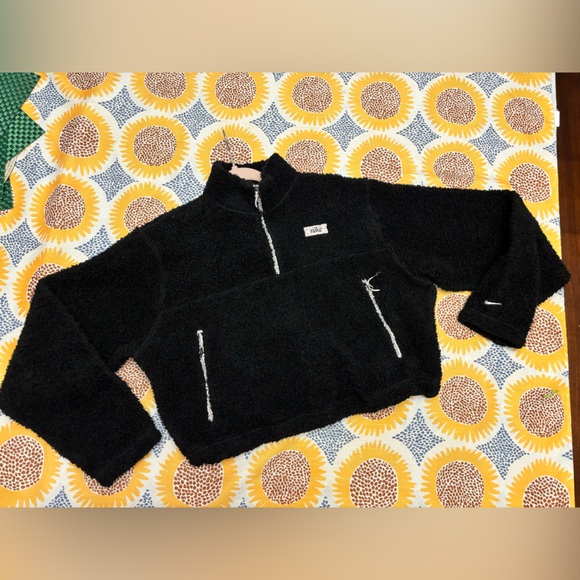 Nike Training Cozy Therma-Fit Half Zip Top In Black - Picture 2 of 8